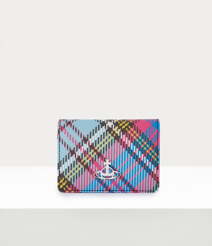 Vivienne Westwood BIOGREEN SAFFIANO PRINTED BUSINESS CARD HOLDER